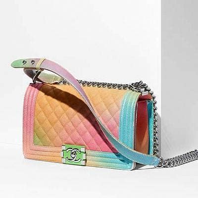 rainbow chanel purse replica|Chanel dupe leather.